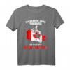 Brauche keine Therapie - Ich muss nur nach Kanada T-Shirt mit Flagge, perfektes Geschenk für Kanada-Reisende & Vorfreude auf den nächsten Urlaub