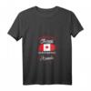 Damen T-Shirt 'Ich Brauche Keine Therapie Ich Muss Nur Nach Kanada' - Humorvolles V-Ausschnitt Shirt für Reiseliebhaberinnen