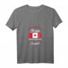 Damen T-Shirt 'Ich Brauche Keine Therapie Ich Muss Nur Nach Kanada' - Humorvolles V-Ausschnitt Shirt für Reiseliebhaberinnen
