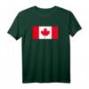 Kanada Flagge T-Shirt mit rotem Ahornblatt – Klassisch geschnitten, ideal für Kanadische Fans und Stolz auf Kanada