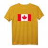 Kanada Flagge T-Shirt mit rotem Ahornblatt – Klassisch geschnitten, ideal für Kanadische Fans und Stolz auf Kanada