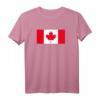 Kanada Flagge T-Shirt mit rotem Ahornblatt – Klassisch geschnitten, ideal für Kanadische Fans und Stolz auf Kanada