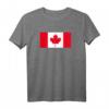 Kanada Flagge T-Shirt mit rotem Ahornblatt – Klassisch geschnitten, ideal für Kanadische Fans und Stolz auf Kanada