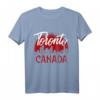 Kanadische Flagge Toronto Kanada T-Shirt – Perfektes Geschenk für Kanada-Liebhaber, Urlauber & Naturfreunde zu Weihnachten, Geburtstag & Kanada-Tag