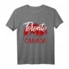 Kanadische Flagge Toronto Kanada T-Shirt – Perfektes Geschenk für Kanada-Liebhaber, Urlauber & Naturfreunde zu Weihnachten, Geburtstag & Kanada-Tag