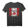Kanadische Flagge Kanada T-Shirt - Für Kanadier und Kanada-Fans, mit Ahornblatt Design, ideal zum Nationalfeiertag oder als Geschenk