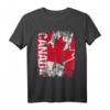KANADA Flagge T-Shirt für Damen, Herren & Kinder - Klassischer Schnitt mit doppeltem Saum