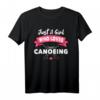 Nur ein Mädchen Kanufahren T-Shirt – Lustiges Outfits für Kanufahrerin & Geschenkidee für Wassersportliebhaberinnen