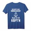 Bootsführer Bootsführerschein bestanden T-Shirt – Lustiges Kapitän Geschenk für Bootsfahrer,Segel- & Motorbootliebhaber