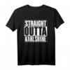 Straight outta Karlsruhe - Vintage Retro Stadt-Statement T-Shirt für Fans, Humor und Alltag
