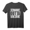 Straight outta Karlsruhe - Vintage Retro Stadt-Statement T-Shirt für Fans, Humor und Alltag