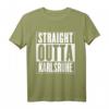 Straight Outta Karlsruhe T-Shirt - Personalisierte Geburtstagsgeschenke für Karlsruhe-Liebhaber und geborene Karlsruher