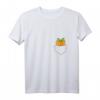 Damen Karotten In A Pocket Gemüse Karotten T-Shirt mit V-Ausschnitt – Lustiges Geschenk für Kinder und Erwachsene, ideal für Gemüseliebhaber und Karottenfans