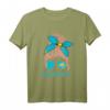 Kasachstan Girl Kasachstanische Mädchen Hellblond T-Shirt mit Flagge - Stolzes Heritage-Design