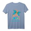 Kasachstan Girl Kasachstanische Mädchen Hellblond T-Shirt mit Flagge - Stolzes Heritage-Design