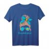 Kasachstan Girl Kasachstanische Mädchen Hellblond T-Shirt mit Flagge - Stolzes Heritage-Design