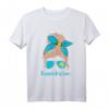 Kasachstan Girl Kasachstanische Mädchen Hellblond T-Shirt mit Flagge - Stolzes Heritage-Design