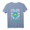Kasachstan Urlaub T-Shirt mit Flagge & Astana Motiv – Lustiges Souvenir für Kasachstan-Reisende, Russlanddeutsche & Pelmeni-Liebhaber