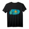 Kasache Kasachstan Flagge T-Shirt - Lustiges Motiv für Russlanddeutsche, UDSSR-Bürger & Geburtstagsgeschenk