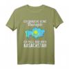 Kasachische Flagge T-Shirt - Perfektes Geschenk für Kasachstan Fans, Urlaub & Heimatliebe