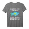 Kasachische Flagge T-Shirt - Perfektes Geschenk für Kasachstan Fans, Urlaub & Heimatliebe