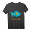 Kasachstan Karte Umriss Kasache Wurzeln Kasachstan Reise T-Shirt – Stolz auf Heimat & Kultur, perfekt für Reisen & Geschenke