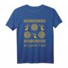 Kasachstan T-Shirt mit Flagge, Sonne & Adler - Patriotisches Design für Kasachen im In- und Ausland