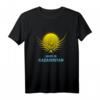 Kasachische Flagge T-Shirt - Stolz auf Heimat, Sowjetunion-Born, für Kasachen, Russen & Slavs, Geschenkidee