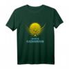 Kasachische Flagge T-Shirt - Stolz auf Heimat, Sowjetunion-Born, für Kasachen, Russen & Slavs, Geschenkidee