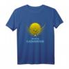 Kasachische Flagge T-Shirt - Stolz auf Heimat, Sowjetunion-Born, für Kasachen, Russen & Slavs, Geschenkidee