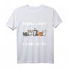 Katzen T-Shirt mit Spruch 'The More I Meet People The More I Love Cats' – Perfektes Geschenk für Katzenliebhaber und Tierfreunde