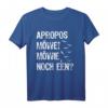 Apropos Möwe! Lustiges Plattdeutsch Norddeutsch T-Shirt mit Möwen-Silhouetten – Perfekt als Geschenk für Norddeutsche aus Hamburg, Bremen, Kiel & Oldenburg