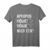 Apropos Möwe! Lustiges Plattdeutsch Norddeutsch T-Shirt mit Möwen-Silhouetten – Perfekt als Geschenk für Norddeutsche aus Hamburg, Bremen, Kiel & Oldenburg