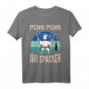 Moinsen Moin Peng Peng ihr Spacken Moin Moin Möwe Digga T-Shirt – Humorvolles Norddeutschland Motiv für Heimatliebhaber