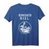 Heimathafen Kiel T-Shirt mit Landkarte & Hafenmotiv - Perfektes Geschenk für Kiel-Fans & echte Kieler