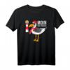 MOIN Ihr Spacken Möwe Anker Lustiges Plattdeutsch T-Shirt – Norddeutscher Humor & maritime Sprüche für Küstenfans
