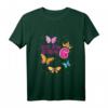 Kinder Ich bin schon 6 Mädchen Schmetterling T-Shirt – Buntes Geburtstags-Shirt mit Blumen, Zahl 6 & leuchtenden Farben für den 6. Geburtstag