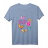 Kinder Ich bin schon 6 Mädchen Schmetterling T-Shirt – Buntes Geburtstags-Shirt mit Blumen, Zahl 6 & leuchtenden Farben für den 6. Geburtstag