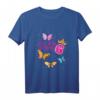 Kinder Ich bin schon 6 Mädchen Schmetterling T-Shirt – Buntes Geburtstags-Shirt mit Blumen, Zahl 6 & leuchtenden Farben für den 6. Geburtstag