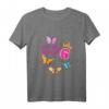 Kinder Ich bin schon 6 Mädchen Schmetterling T-Shirt – Buntes Geburtstags-Shirt mit Blumen, Zahl 6 & leuchtenden Farben für den 6. Geburtstag