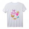 Kinder Ich bin schon 6 Mädchen Schmetterling T-Shirt – Buntes Geburtstags-Shirt mit Blumen, Zahl 6 & leuchtenden Farben für den 6. Geburtstag