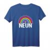 Süßes Regenbogen Mädchen T-Shirt zum 9. Geburtstag - Niedliches Geburtstagsoutfit mit lustigem Spruch für Mädchen