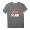 Süßes Regenbogen Mädchen T-Shirt zum 9. Geburtstag - Niedliches Geburtstagsoutfit mit lustigem Spruch für Mädchen