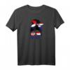 Kroatische Mädchen und Frauen Stolz auf Kroatien Flagge Raglan T-Shirt – Kroatien Fanartikel & Patriotisches Design