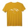 Berge mit Schnee T-Shirt für Kletter- und Wintersportfans – Klassisch geschnitten, doppelt genähter Saum