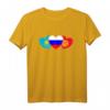 Russland Kasachstan Kirgisistan Flagge Sowjetunion UdSSR T-Shirt - Kulturelle Verbundenheit & Heimatliebe Geschenkidee