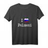 Russland I Love Pelmeni T-Shirt mit V-Ausschnitt – Lustiges Geschenk für Russen, Russlandliebhaber & Pelmeni-Fans