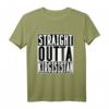Straight Outta Kirgisistan Bischkek CCCP Russland T-Shirt - Stolz auf Heimat, Sowjetunion-Nostalgie & Moderne Kirgisen-Designs