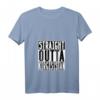 Damen Straight Outta Kirgisistan Bischkek CCCP Russia Russland T-Shirt mit V-Ausschnitt – Stolz auf Herkunft, Tradition & Heimat