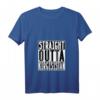 Damen Straight Outta Kirgisistan Bischkek CCCP Russia Russland T-Shirt mit V-Ausschnitt – Stolz auf Herkunft, Tradition & Heimat